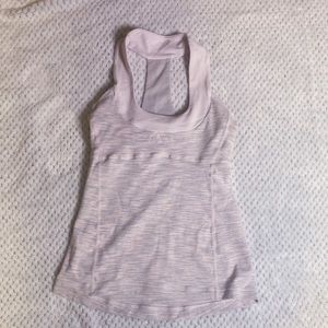 White Lululemon Tank